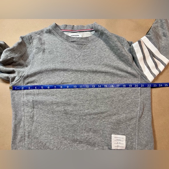 Thom Browne Cotton 4-Bar Sweatshirt - Picture 3 of 6